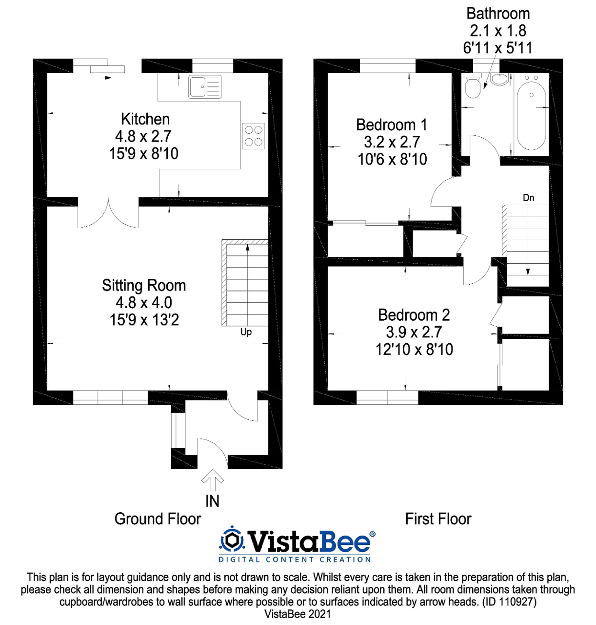 2 Bedroom Mid Terraced For Sale in Jura Gardens, Old Kilpatrick